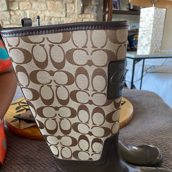 Coach tall boots size 8 - Picture 6 of 8